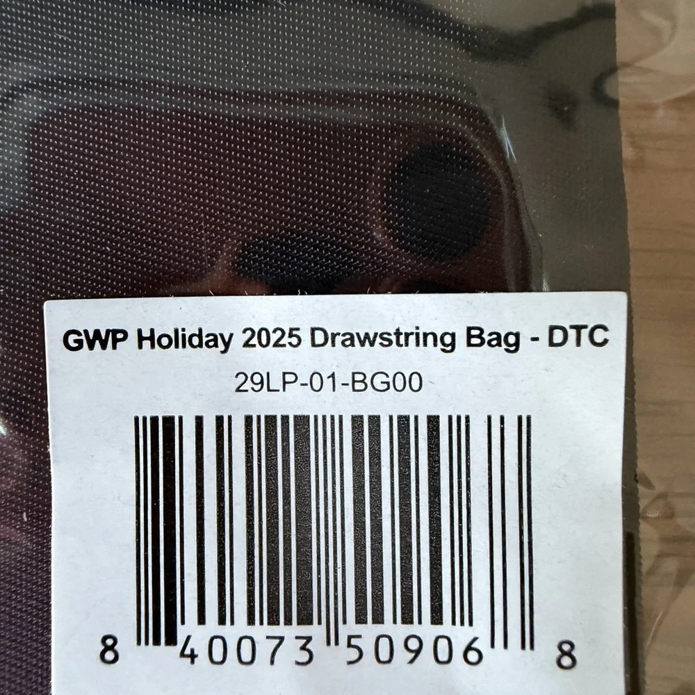 Haus Labs By Lady Gaga 2025 Holiday Drawstring  Bag
